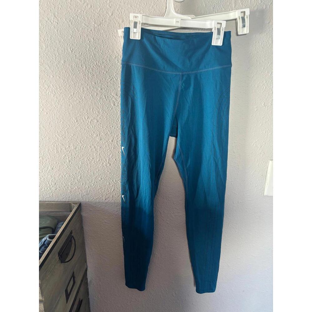 Nike Dri Fit blue leggings size S
